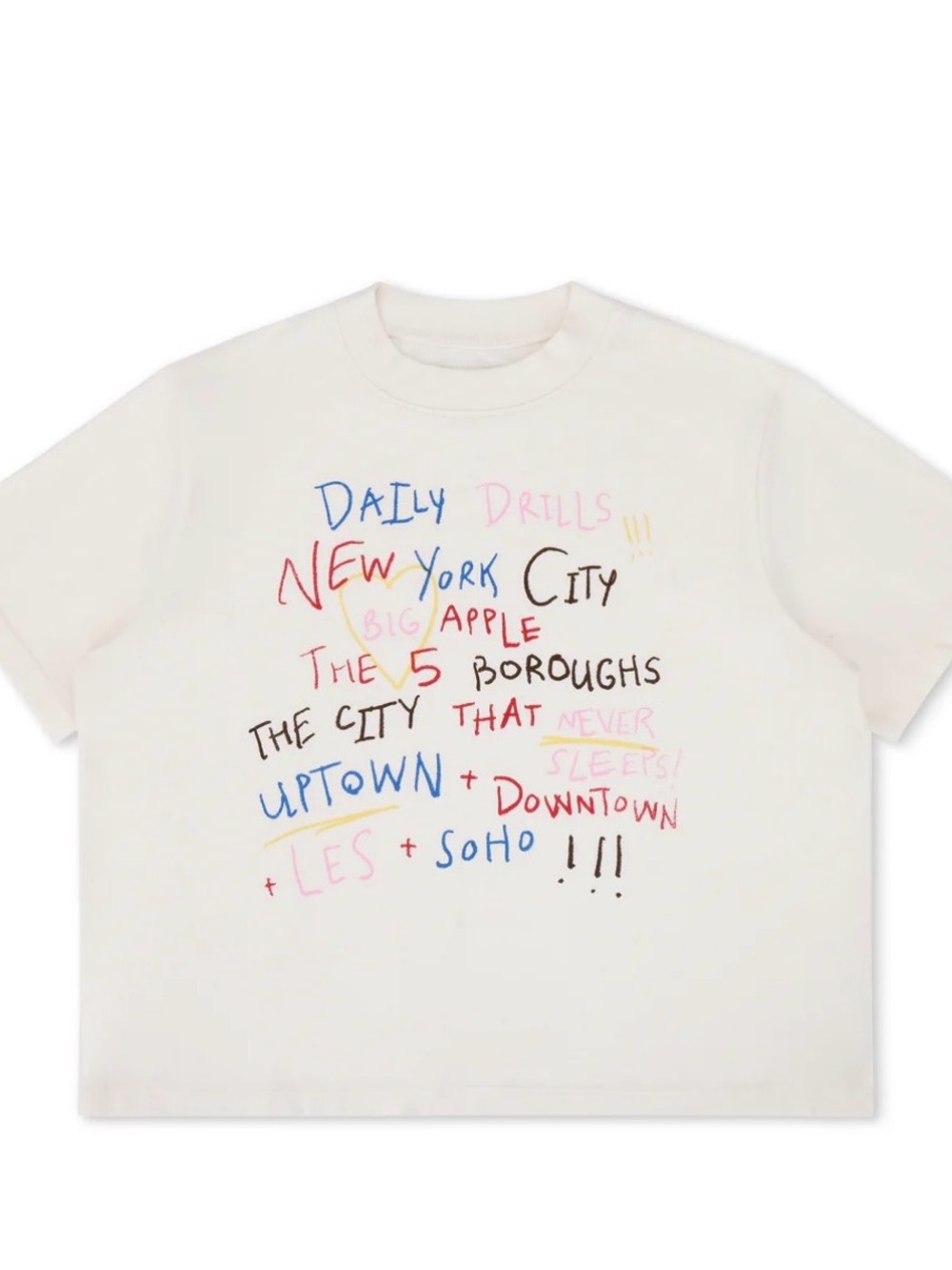 DAILY DRILLS FIVE NEW YORK BOROUGHS
VINTAGE TEE XS/S PRESALE NWT